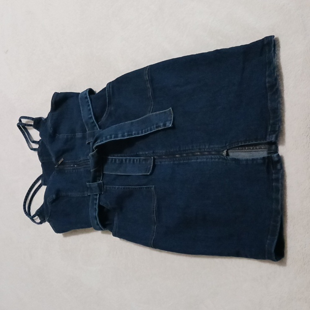 Venus Women's Dress 4 Denim Zip Closure